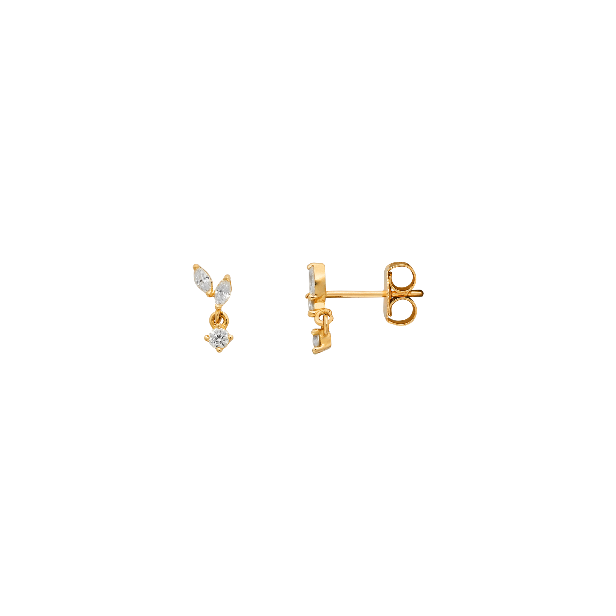 xenox-fine-mariposa-ohrringe-585-gelbgold-mit-zirkonia-xg14k4258g image 1