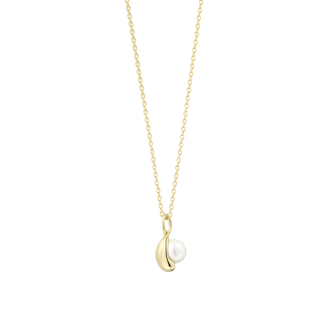 xenox-pearl-sea-halskette-925-sterlingsilber-18k-vergoldung-mit-perle image 1