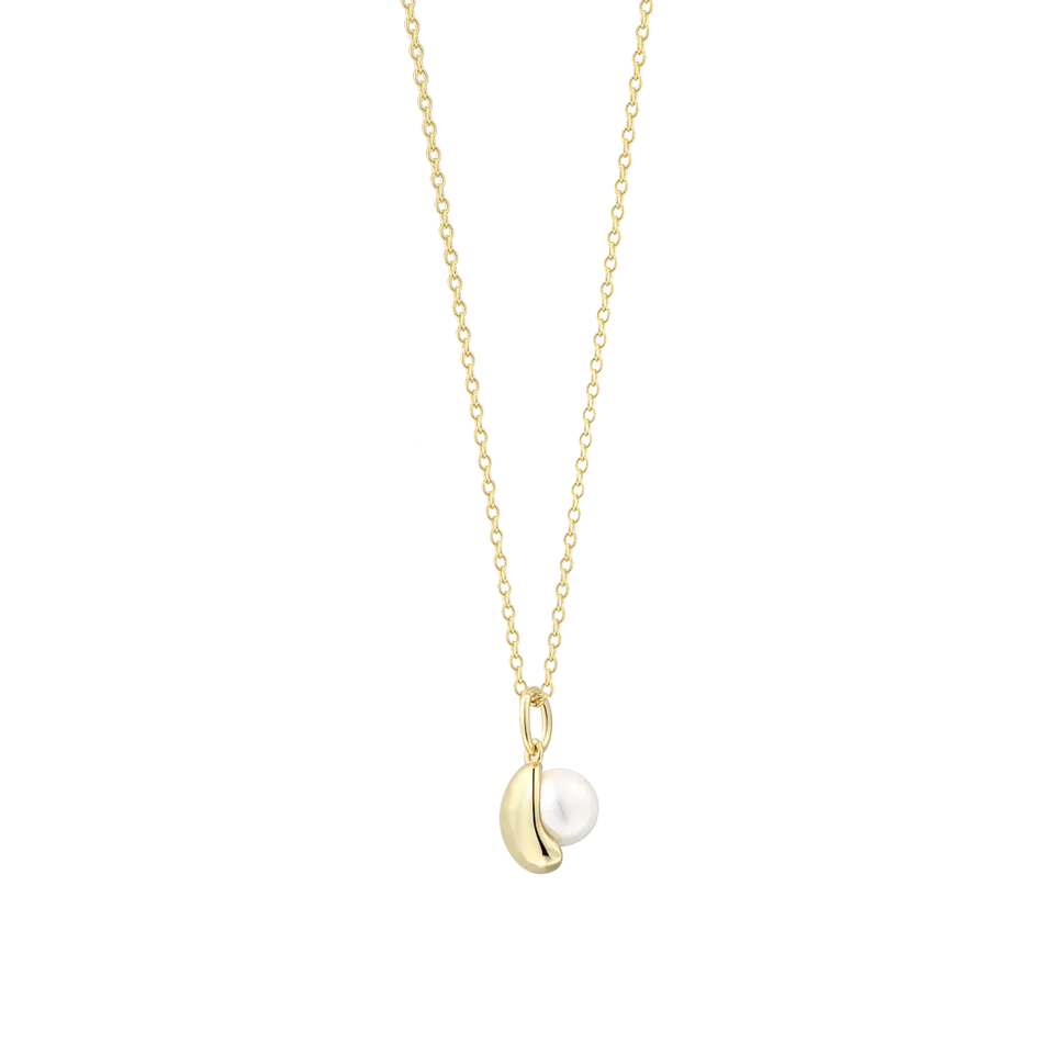 xenox-pearl-sea-halskette-925-sterlingsilber-18k-vergoldung-mit-perle image 1