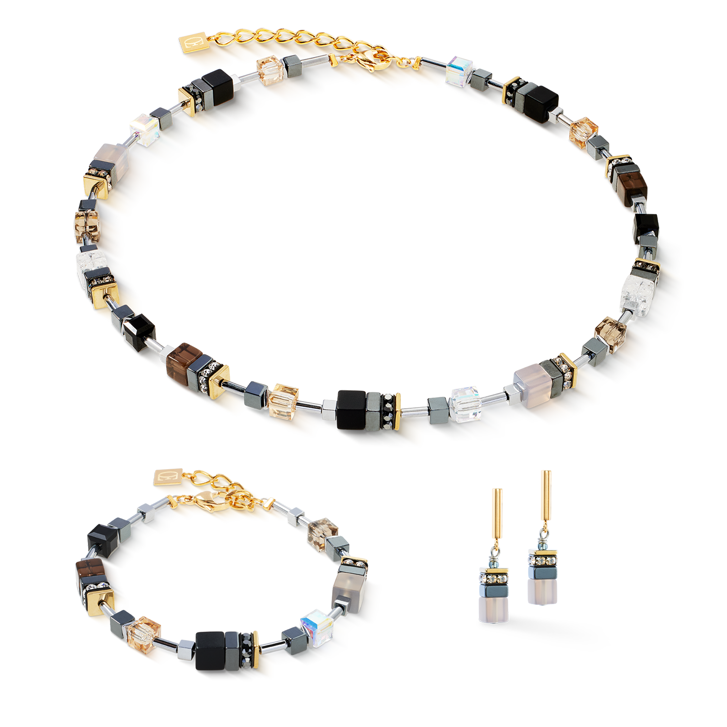 coeur-de-lion-geocube-precious-motion-armband-stone-whisper-gold image 3