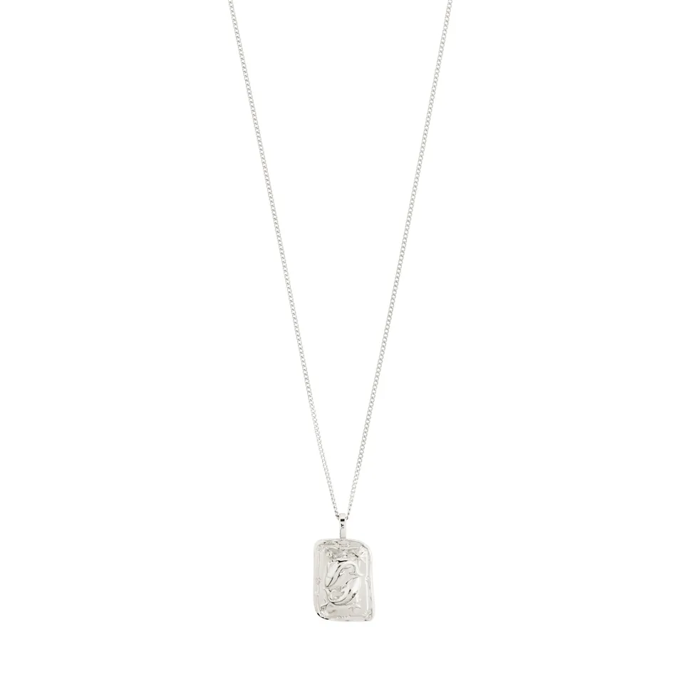 pilgrim-pisces-sternzeichen-kette-fische-versilbert-mit-wendecoin image 1
