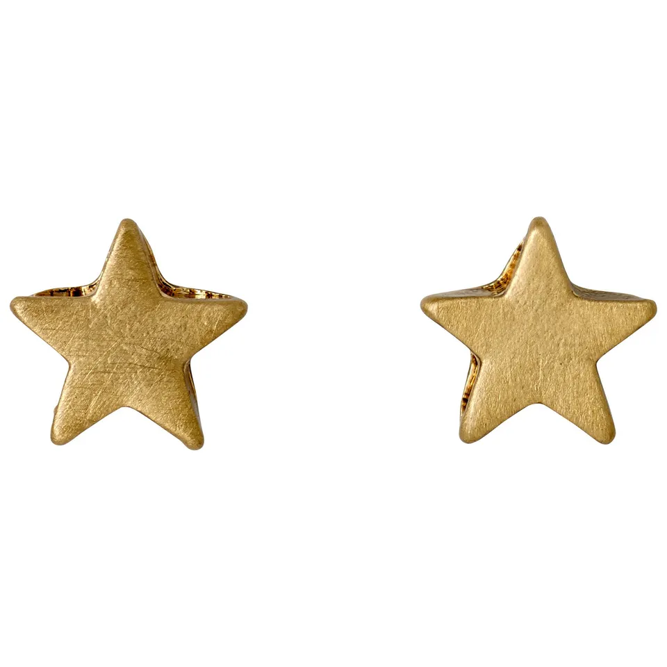 pilgrim-ava-stern-ohrstecker-gold-plated-mini-star-studs-matt image 1
