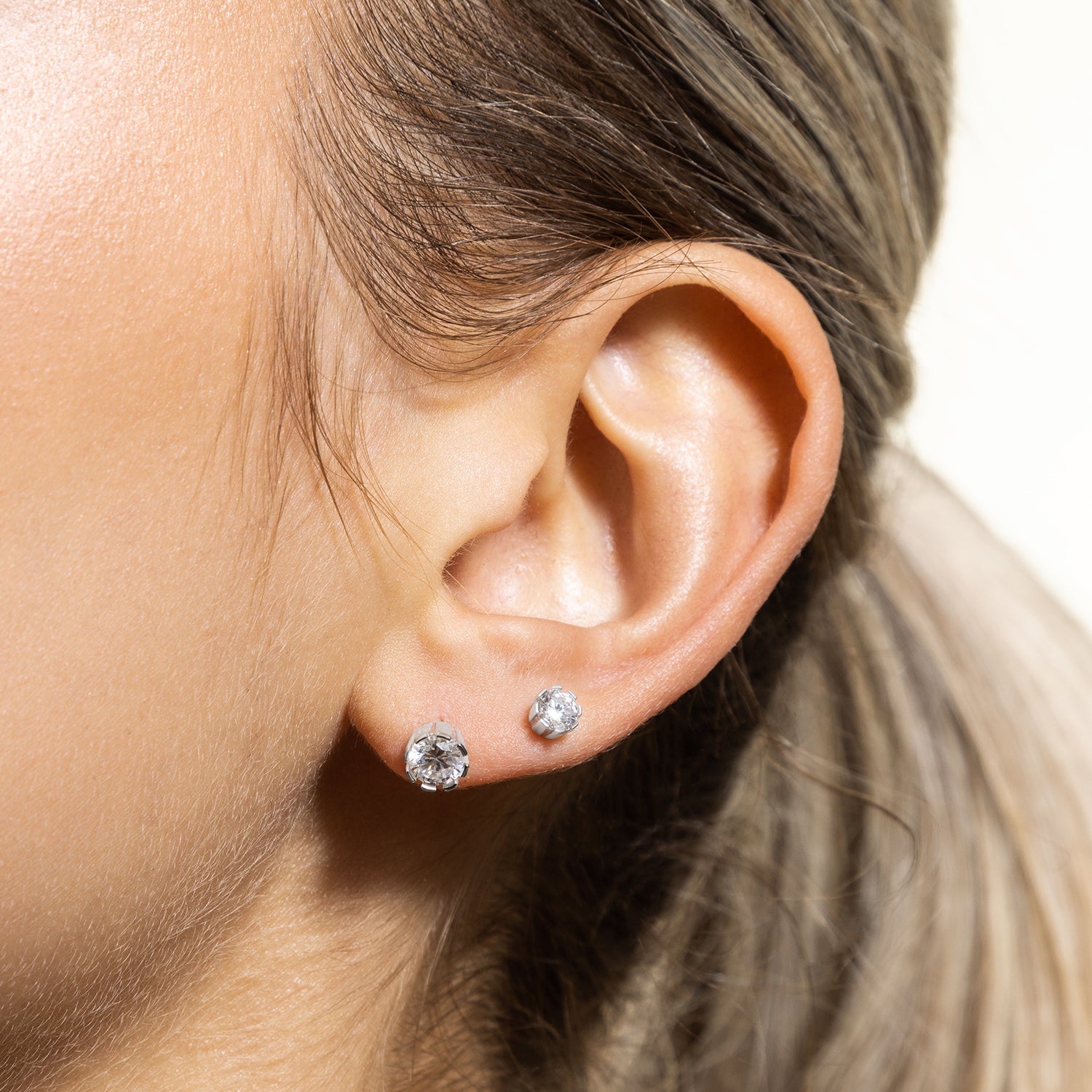 xenox-pure-essentials-ohrringe-925-silber-rhodiniert-zirkonia-xs10625 image 3
