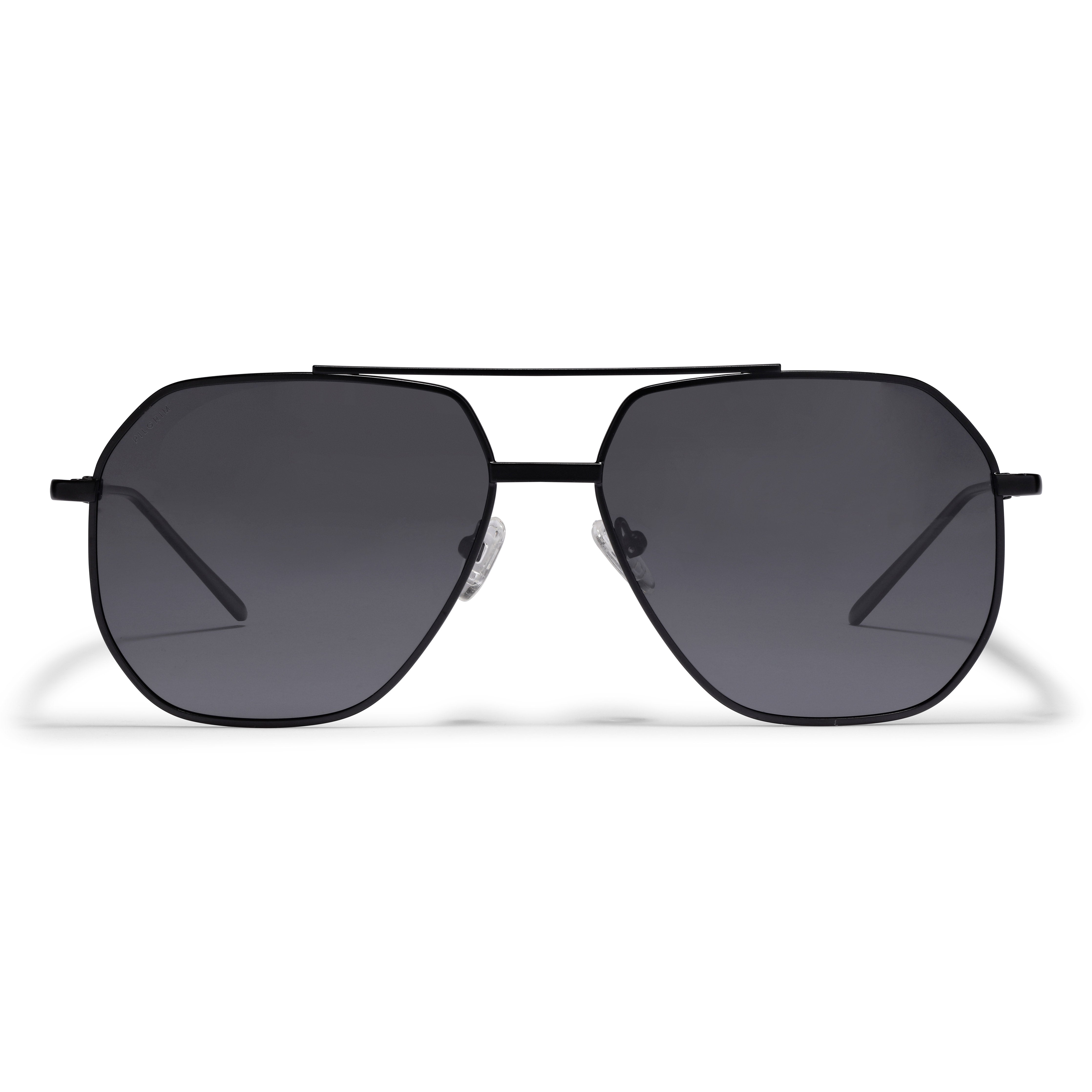 pilgrim-ana-sonnenbrille-schwarz-piloten-modell-metall image 6
