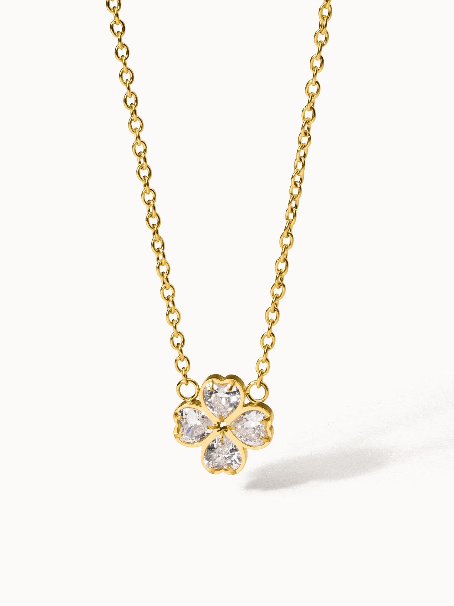 purelei-cuore-kette-kleeblatt-herz-40-45-cm-bestseller-mit-zirkonia image 1