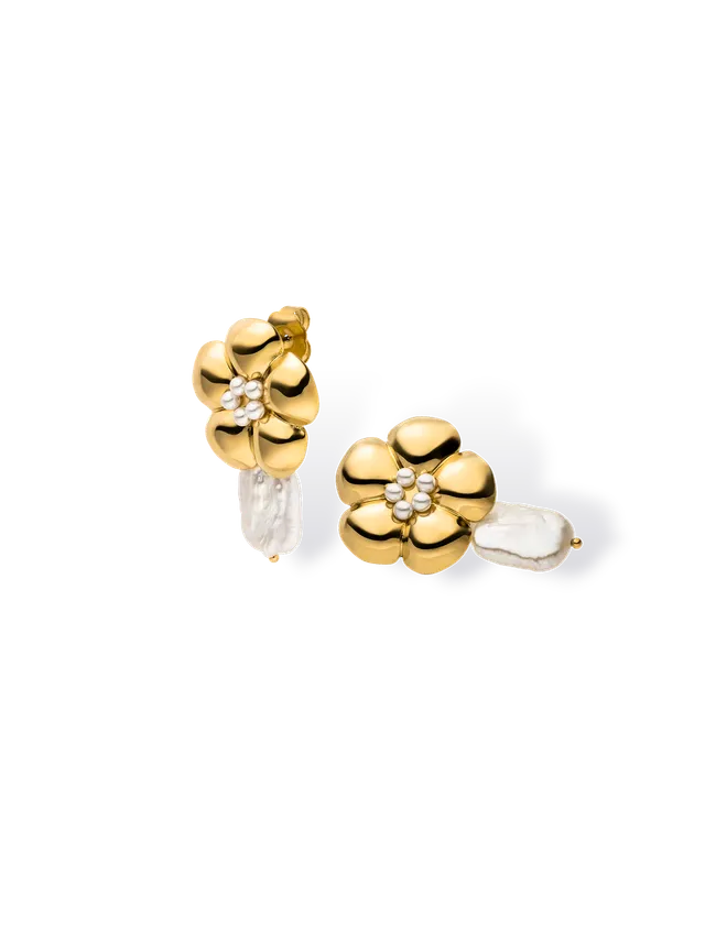 purelei-floral-pearly-ohrringe-bl-tenstecker-mit-keshi-perle image 1
