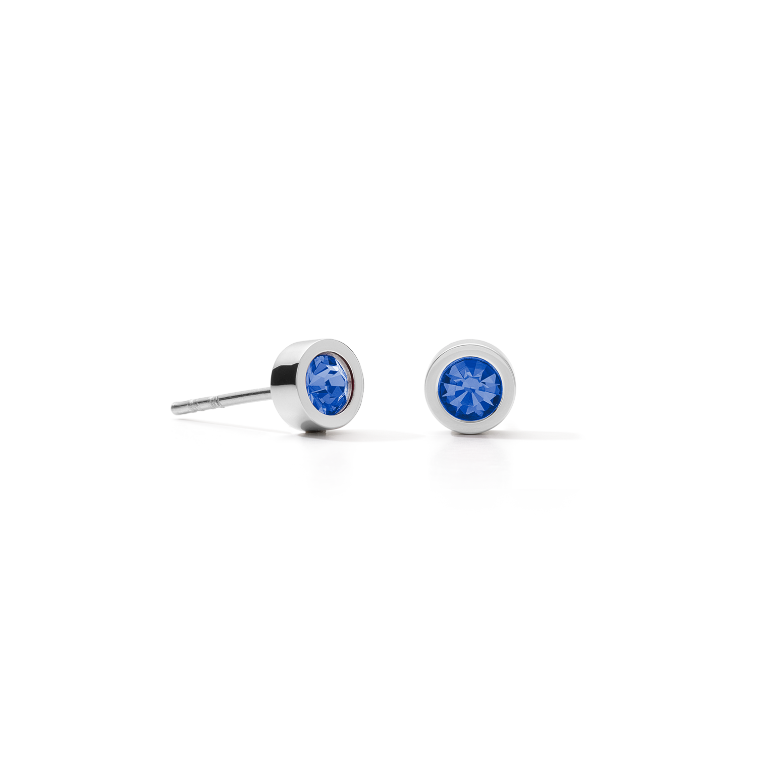coeur-de-lion-ohrringe-sparkling-dot-silber-blau image 1