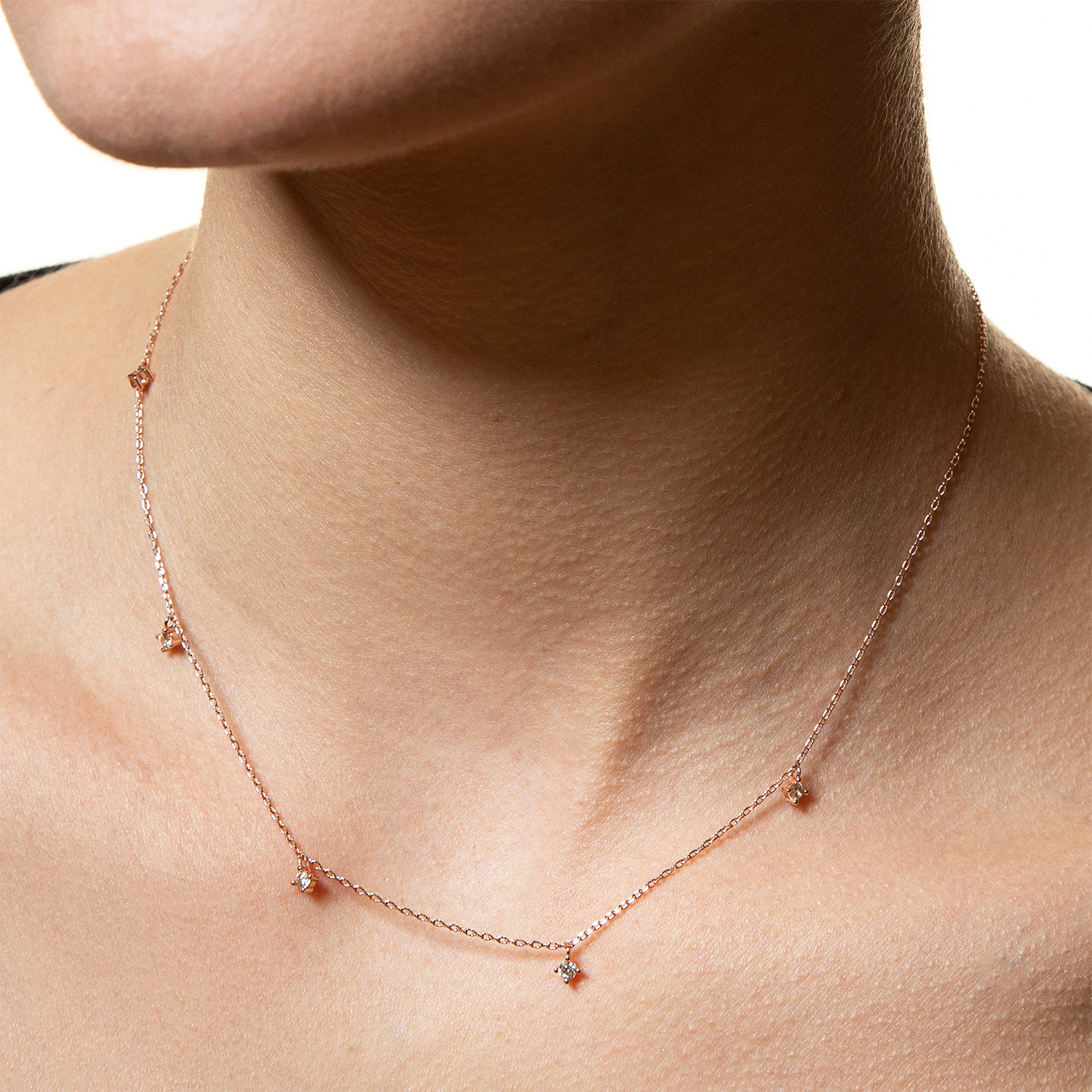 xenox-krappe-halskette-925-sterlingsilber-rhodiniert-mit-zirkonia-3 image 6