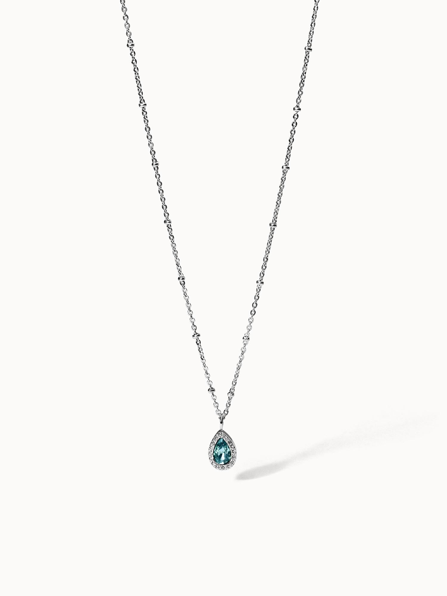 purelei-bellezza-kette-vintage-mit-blauem-tropfen-stein-verstellbar-50-55-cm image 5
