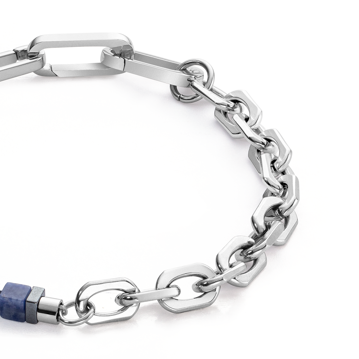 coeur-de-lion-precious-fusion-gliederarmband-blau-silber image 2