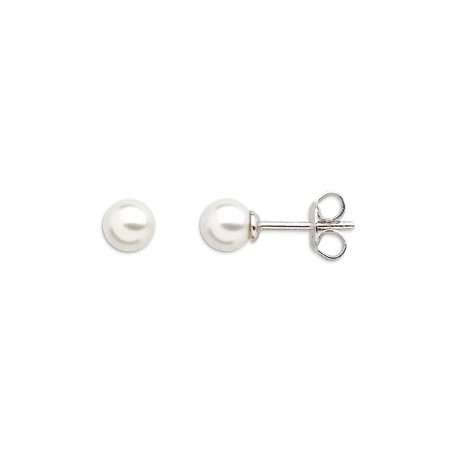 xenox-pearl-ohrringe-925-sterlingsilber-rhodiniert-mit-perle image 1