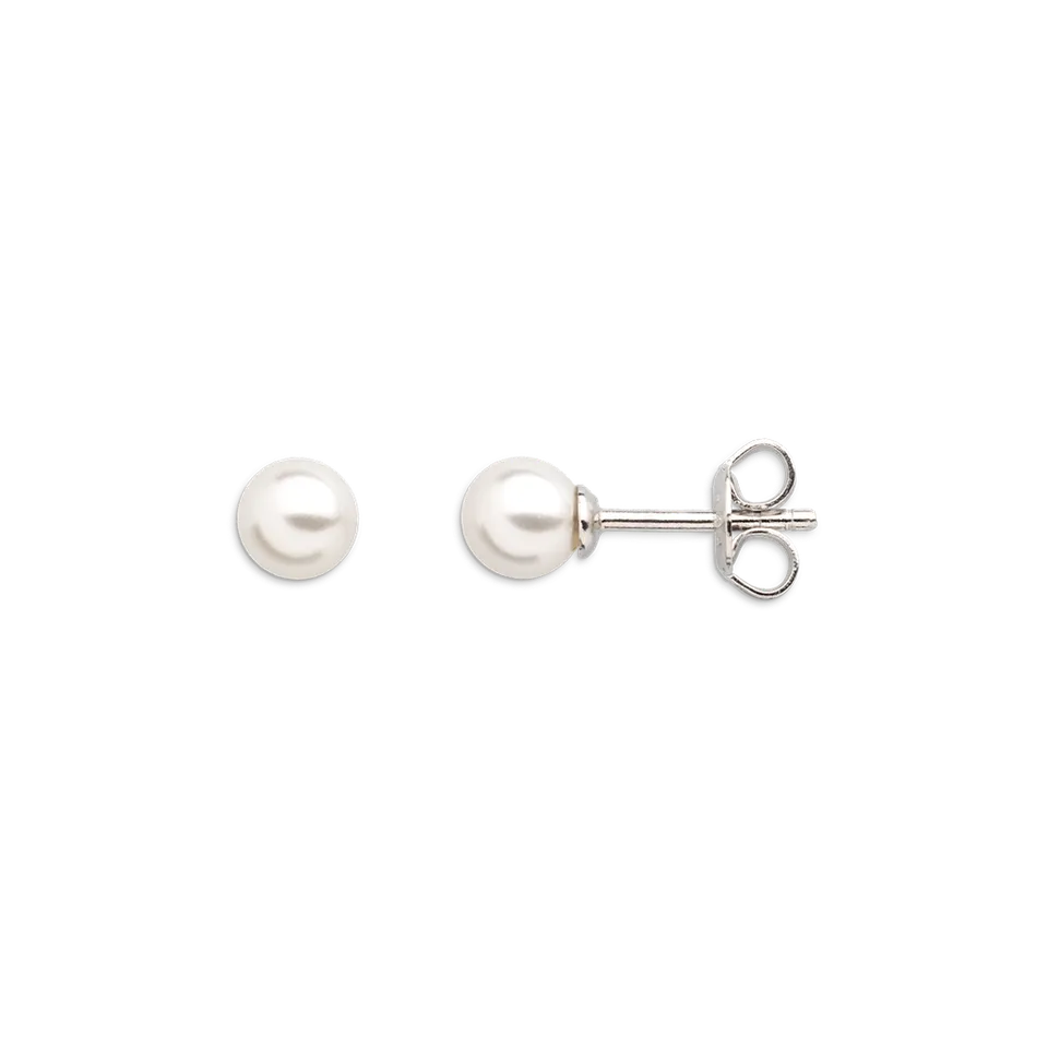 xenox-pearl-ohrringe-925-sterlingsilber-rhodiniert-mit-perle image 1