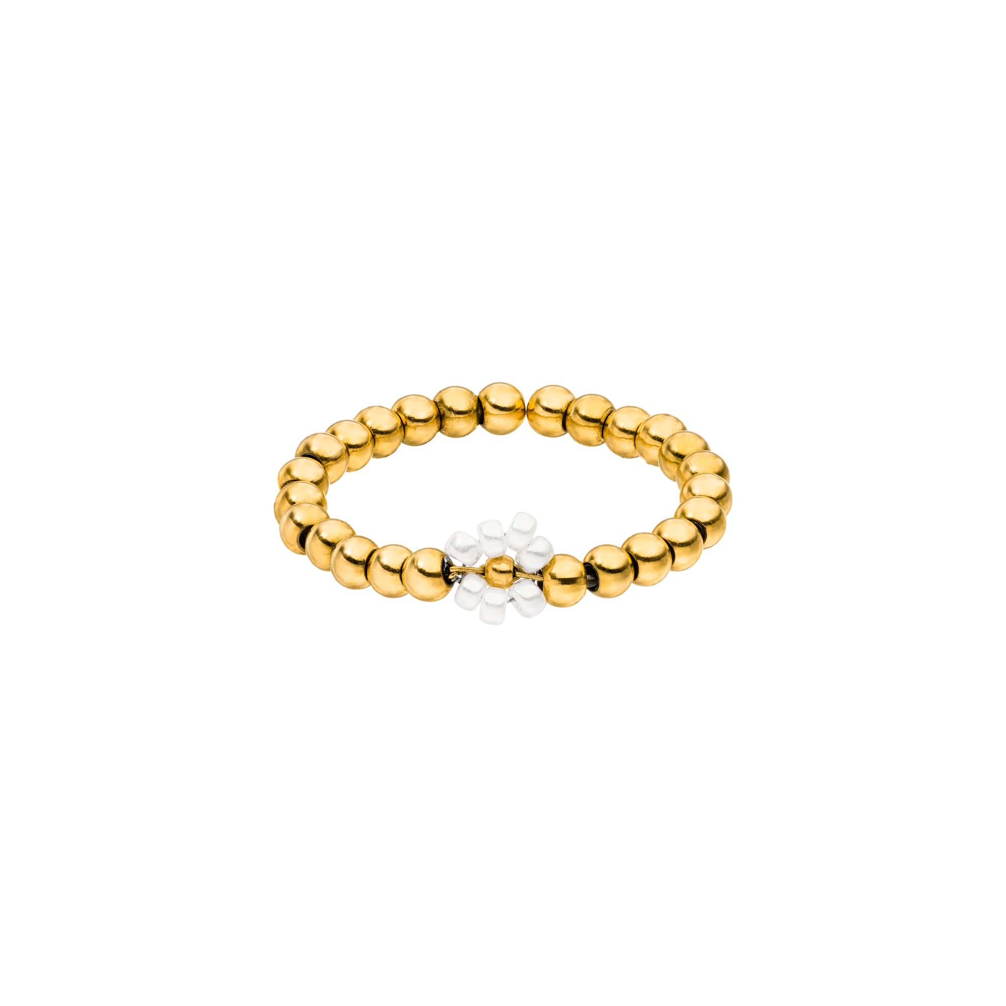 purelei-linen-blossom-anxiety-ring-elastischer-anti-stress-ring-mit-perlenblume image 1