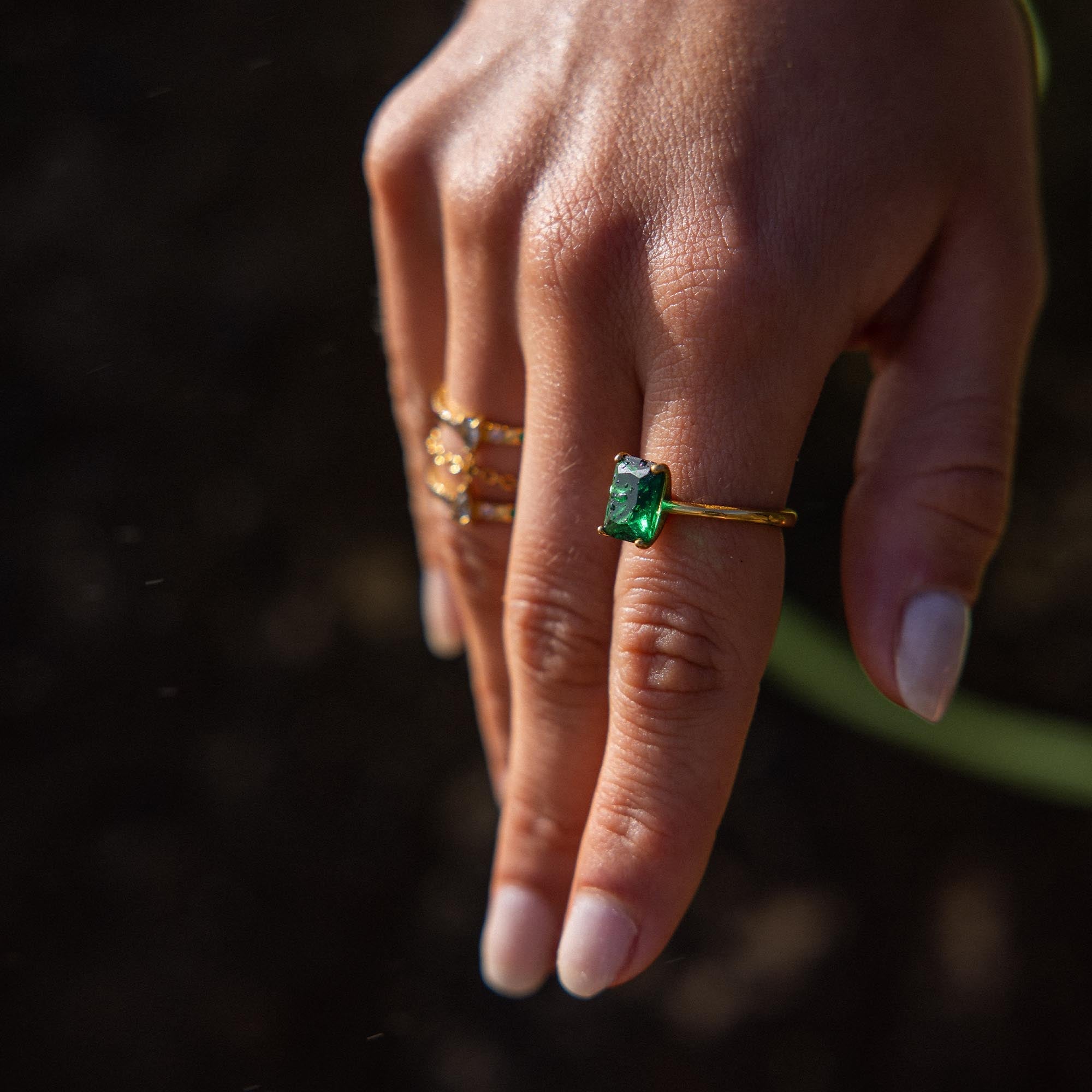 purelei-cappadocia-ring-edelstahl-ring-mit-gr-nem-zirkonia-stein-10-x-8-mm image 2
