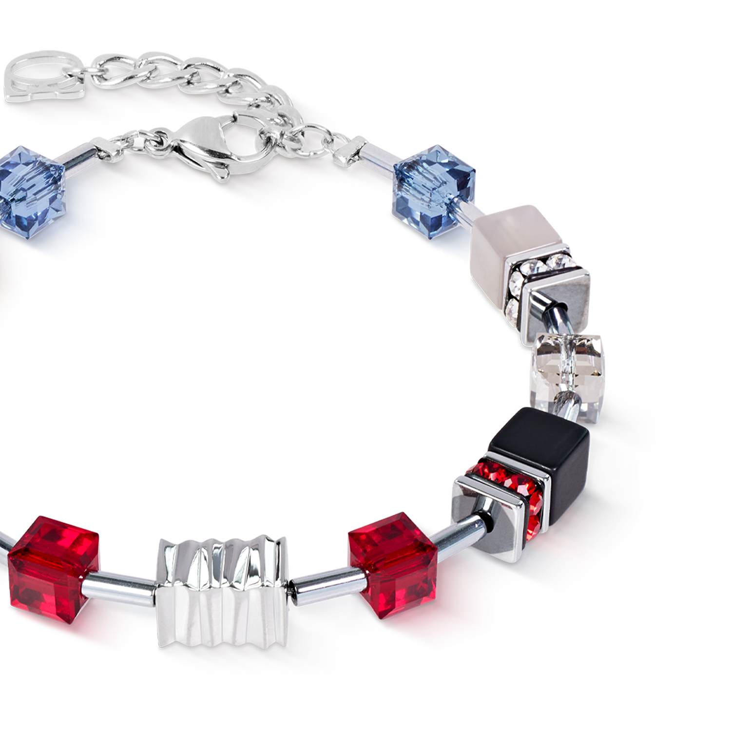 coeur-de-lion-geocube-iconic-wave-armband-urban-silber-18-5-cm image 2