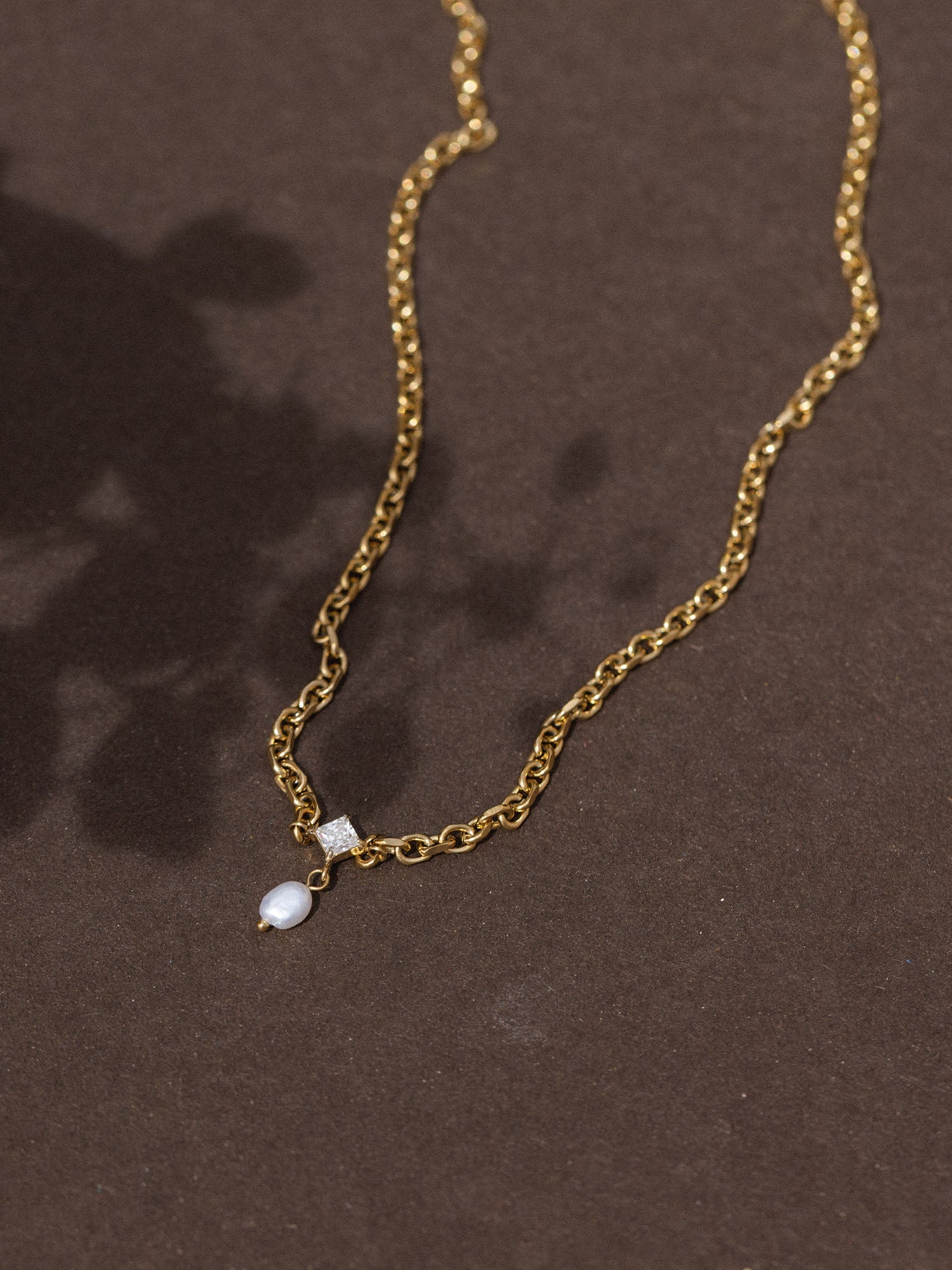 purelei-create-moments-kette-zirkonia-s-wasserperle-verstellbar image 3