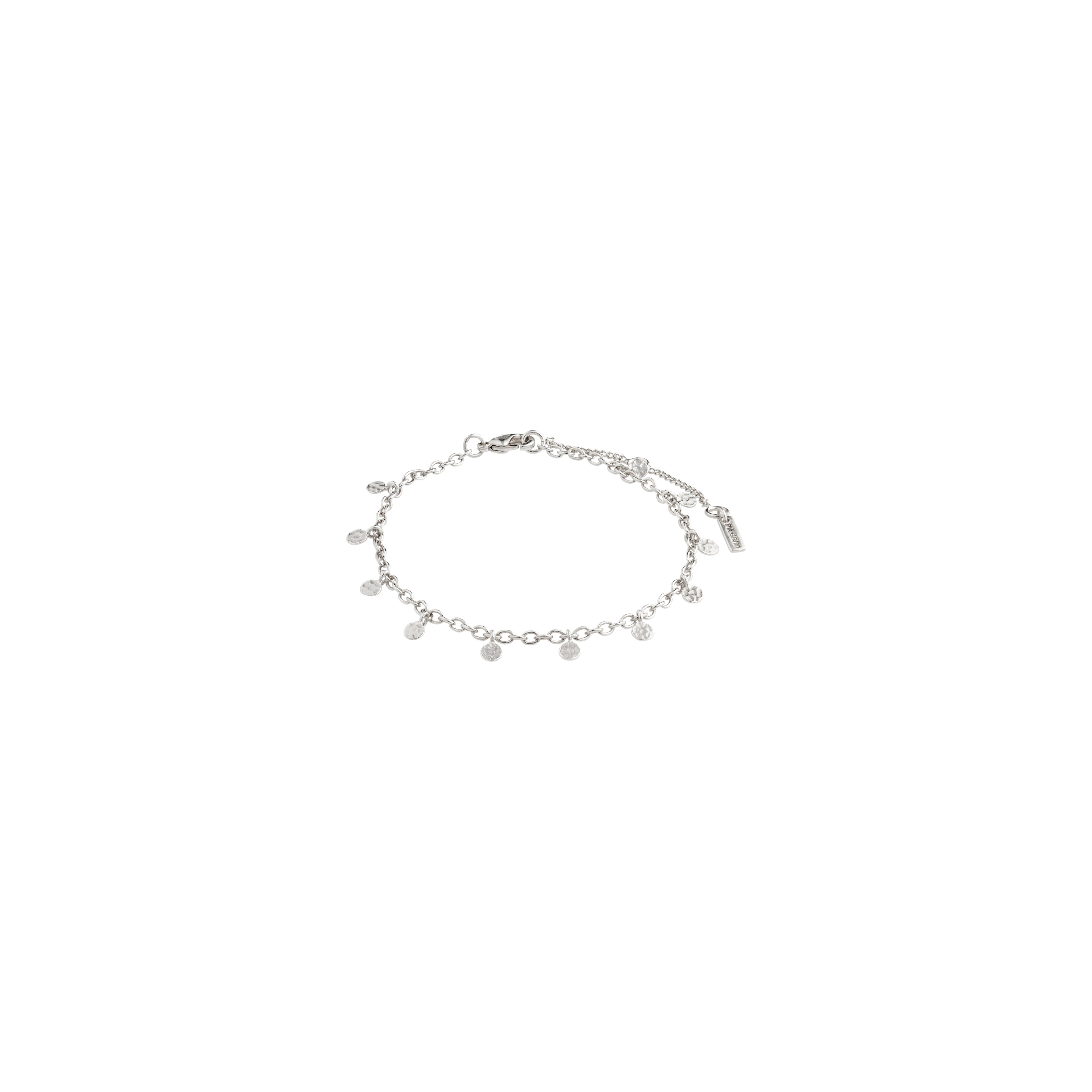 pilgrim-panna-coin-armband-versilbert-mit-pl-ttchen image 1
