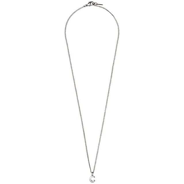 pilgrim-charm-buchstaben-kette-c-versilbert-anh-nger-kette-43-cm image 1