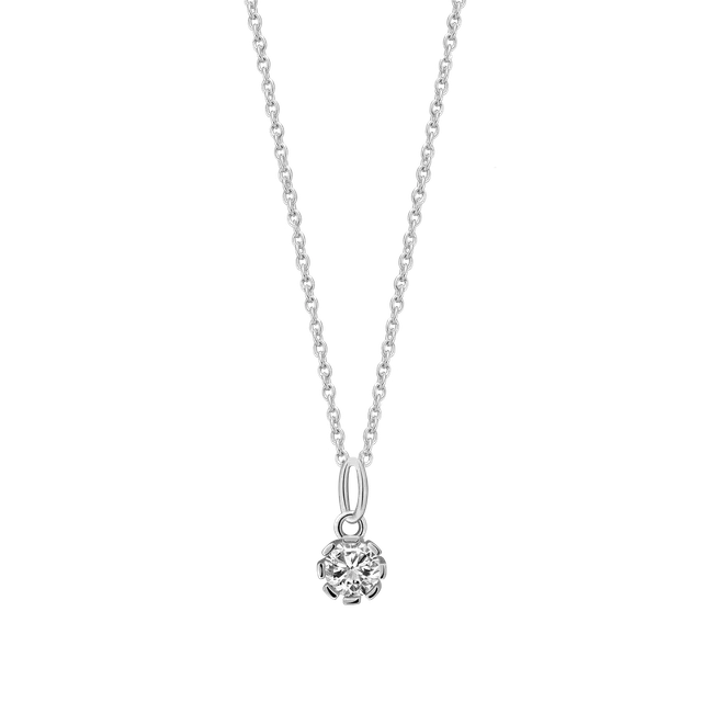xenox-pure-essentials-halskette-925-sterlingsilber-rhodiniert-mit-zirkonia-xs106-2 image 1
