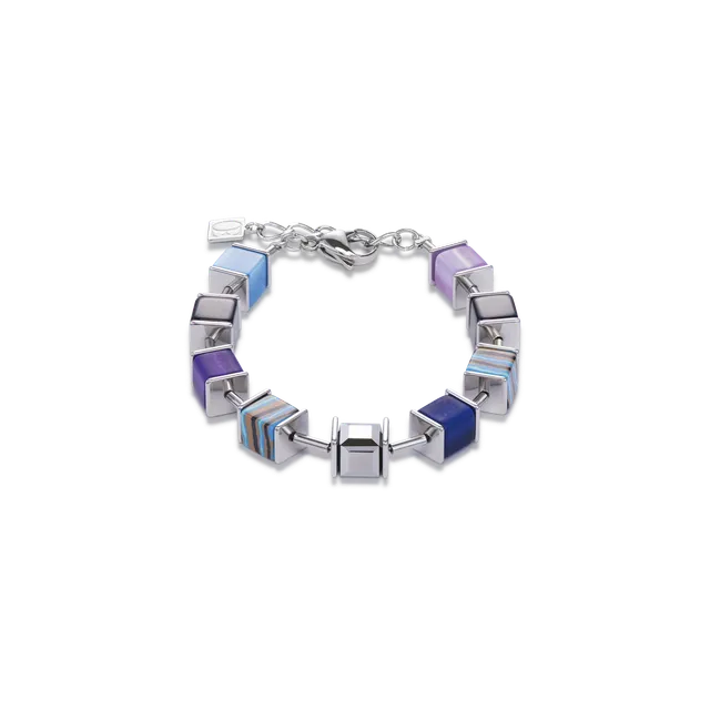 coeur-de-lion-geocube-armband-kristalle-malachit-blau-lila image 1