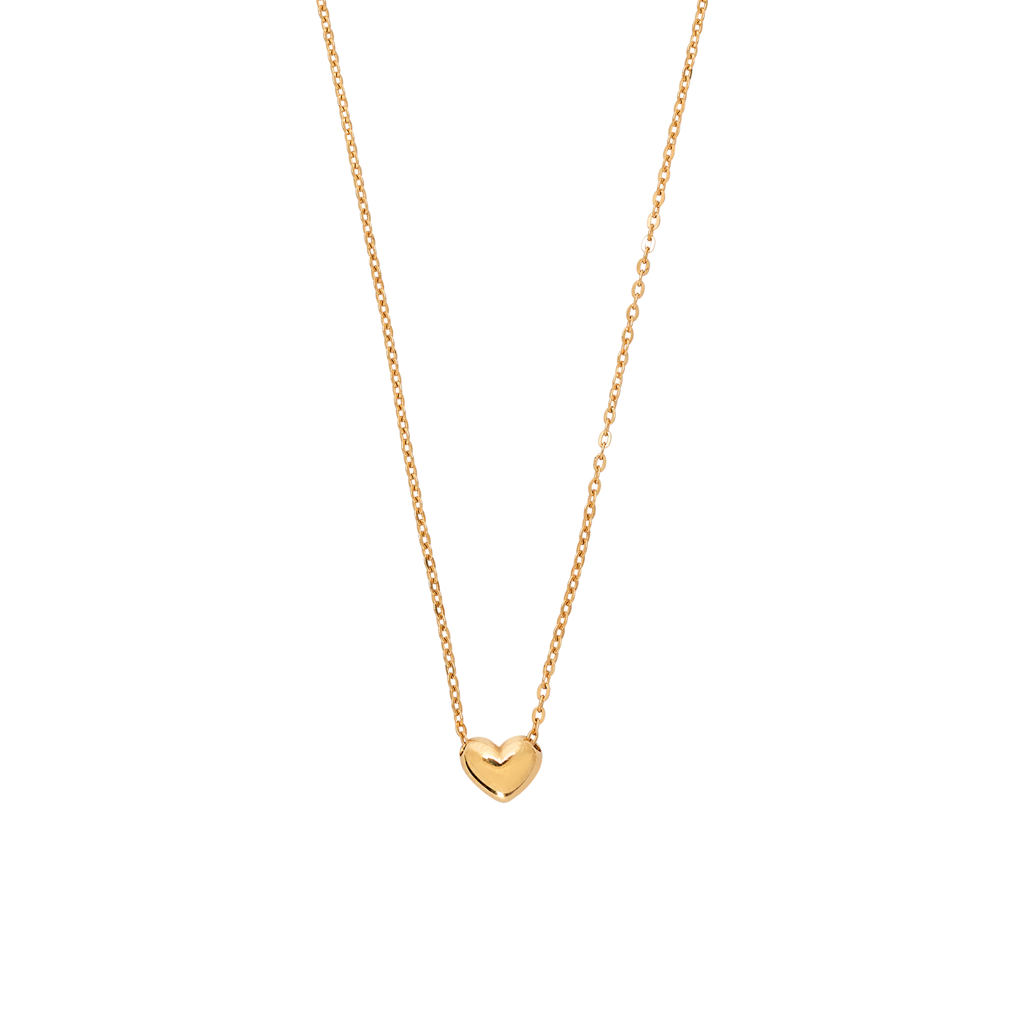 xenox-fine-heart-halskette-585-gelbgold-mit-herzanh-nger image 1
