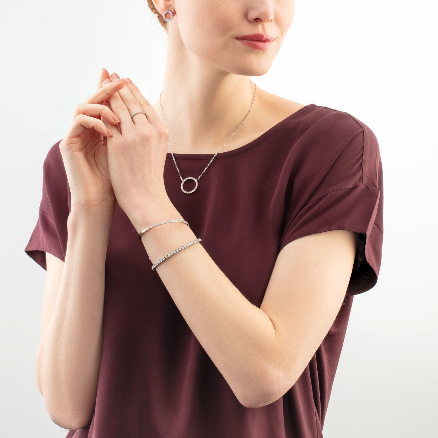 coeur-de-lion-tennisarmband-silber-kristall-mit-zirkonia image 3