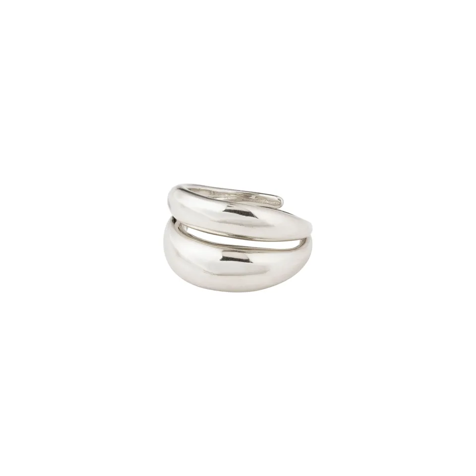 pilgrim-reconnect-chunky-statement-ring-versilbert image 1