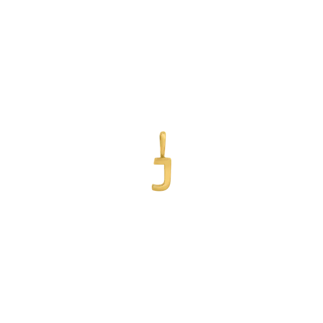 xenox-fine-j-letter-anh-nger-585-gelbgold image 1