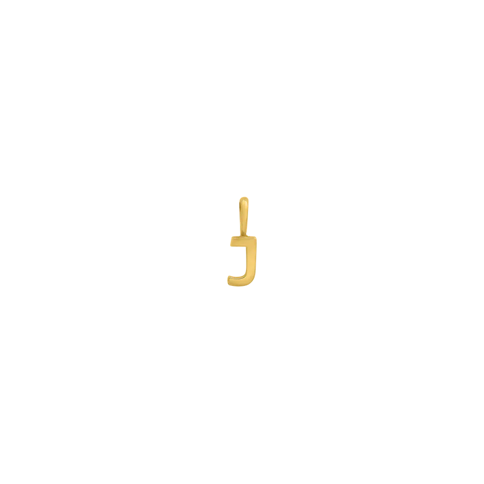 xenox-fine-j-letter-anh-nger-585-gelbgold image 1