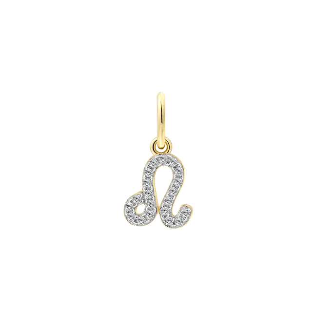 xenox-l-we-charm-925-sterlingsilber-18k-vergoldung-zirkonia image 1