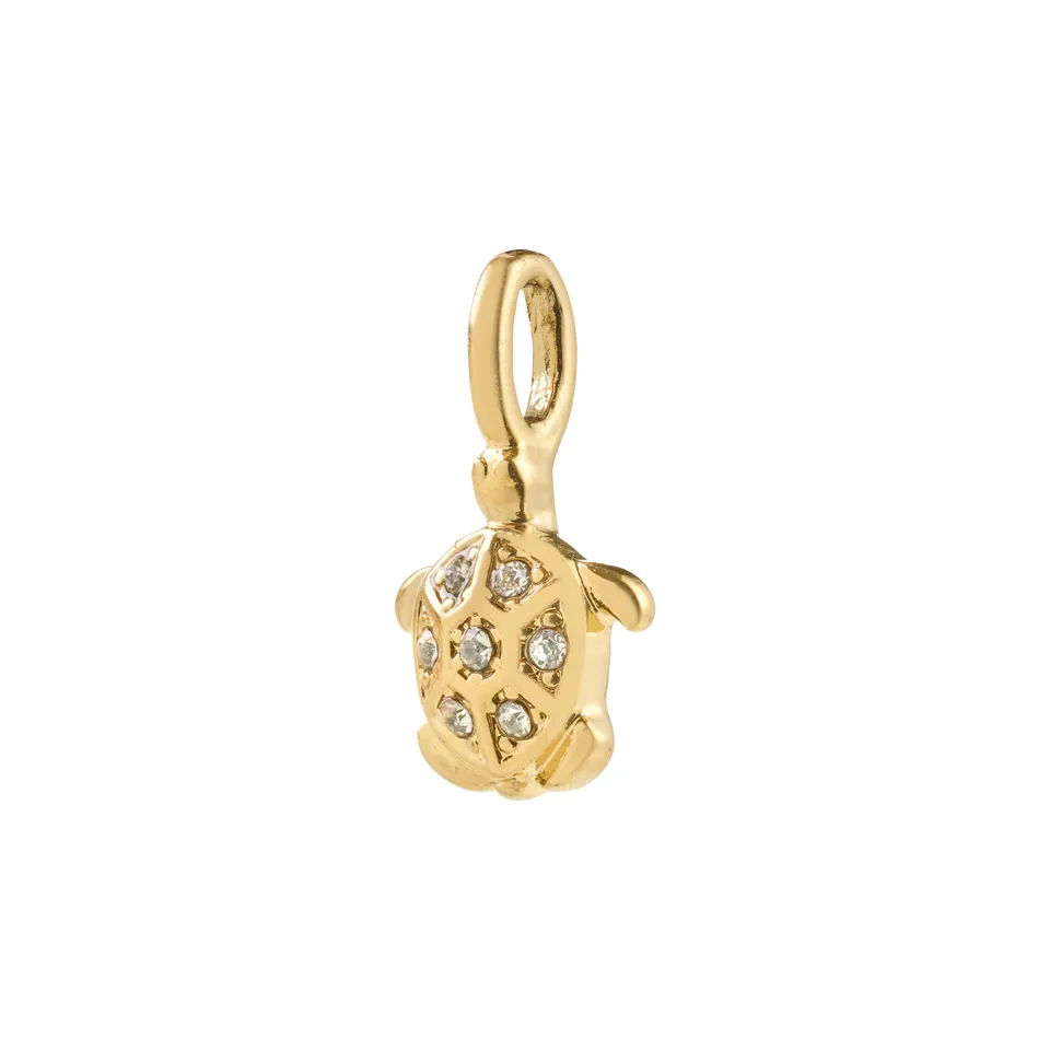 pilgrim-charm-mini-schildkr-ten-anh-nger-gold-plated-mit-preciosa-kristallen image 1