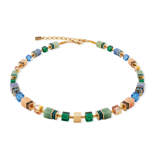 coeur-de-lion-geocube-precious-statement-halskette-gold-spring image 1