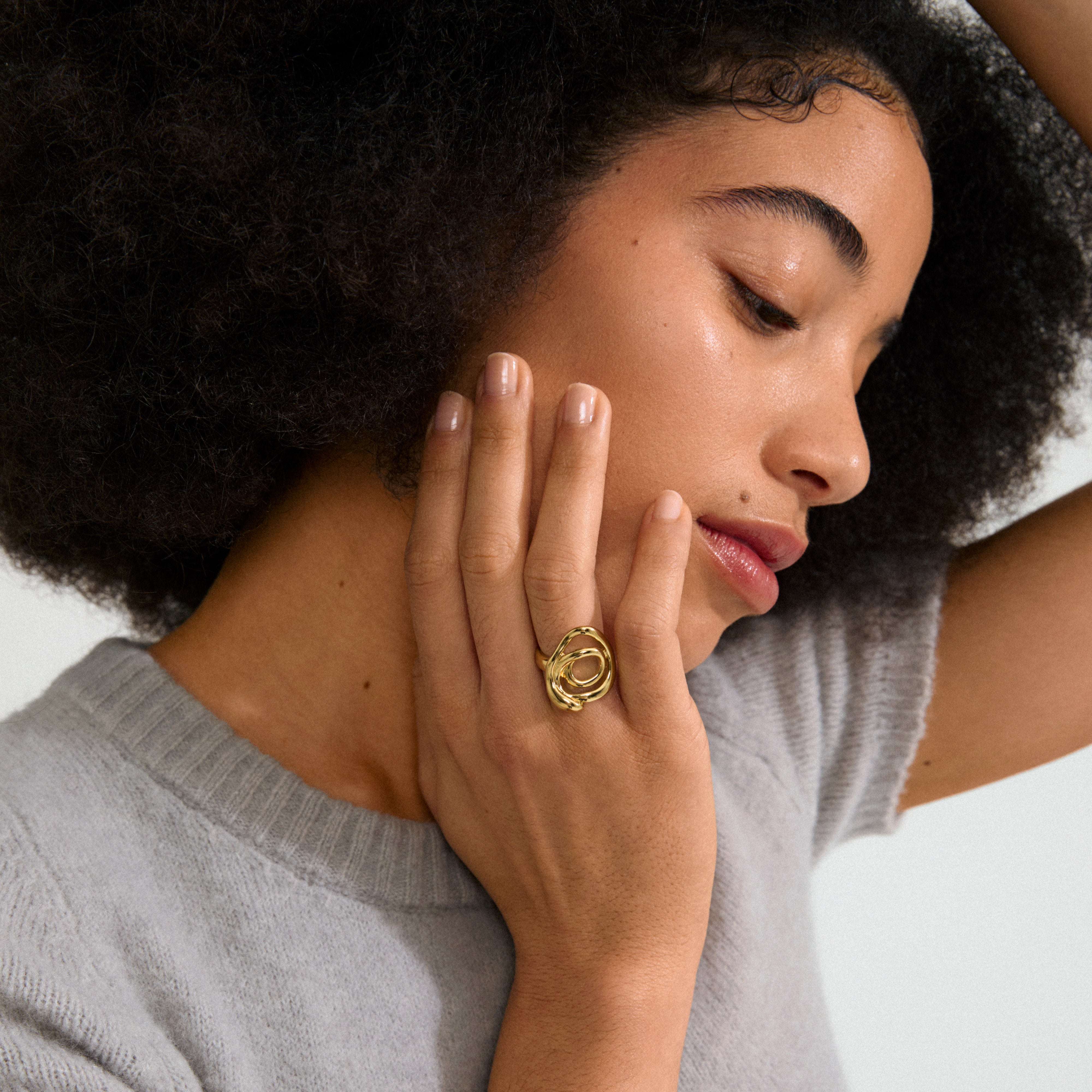 pilgrim-diego-statement-ring-vergoldet image 2