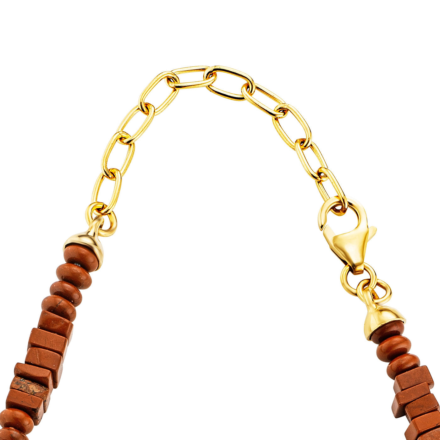julie-julsen-loving-stones-kette-45-5-cm-rot-jaspis-granat-vergoldet image 4