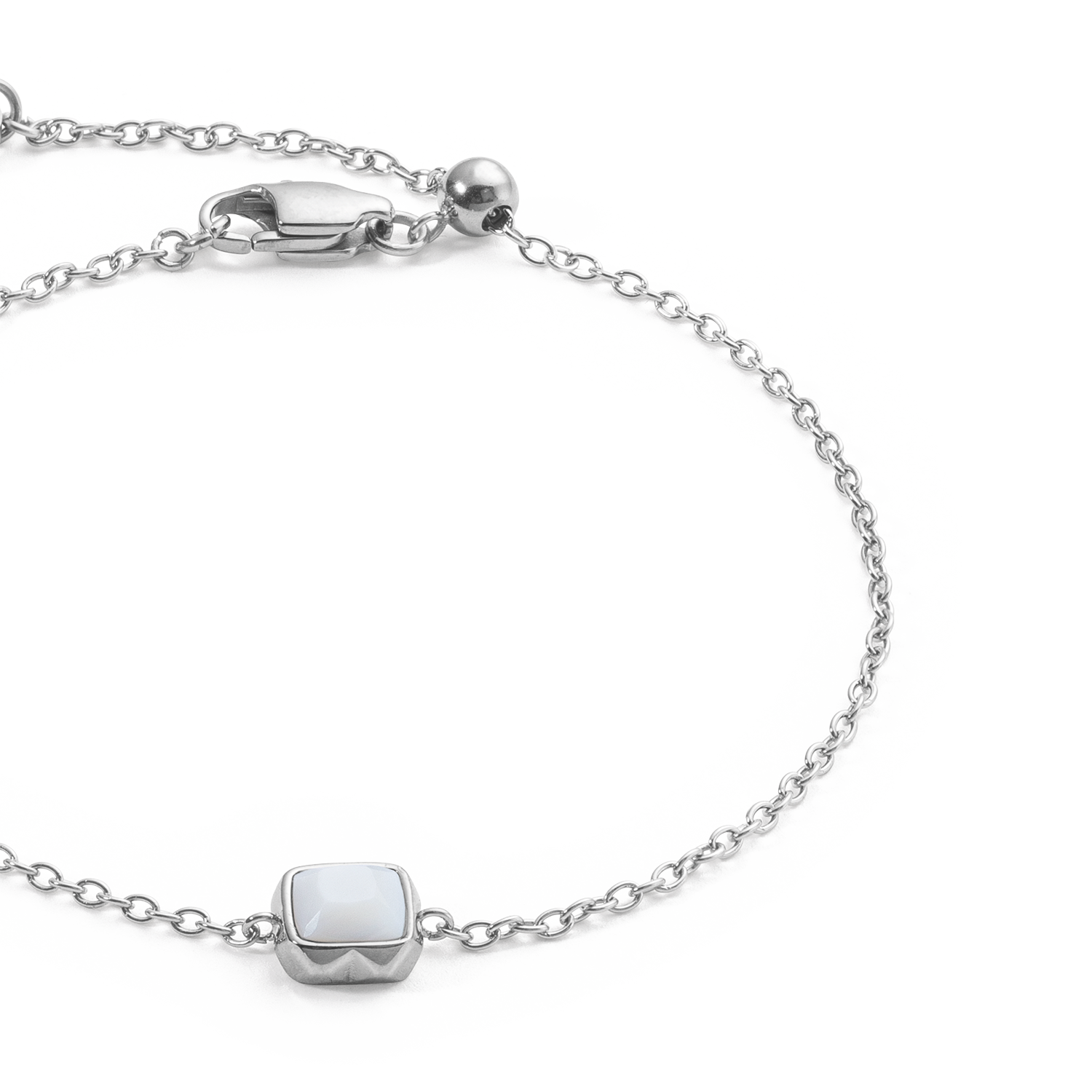 coeur-de-lion-birthstone-april-armband-wei-er-quarz-silber image 2