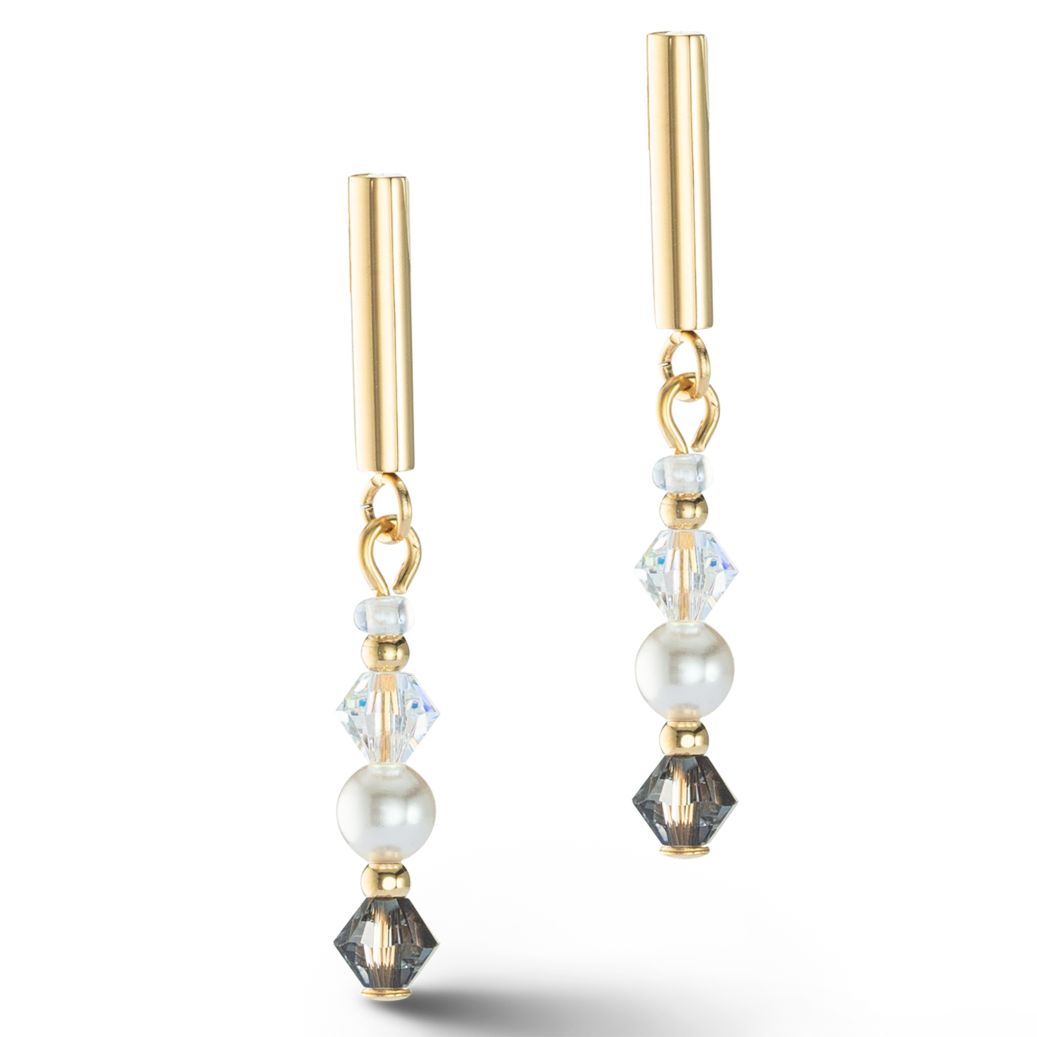 coeur-de-lion-princess-pearls-ohrringe-grau-kristall-crystal-pearls image 2