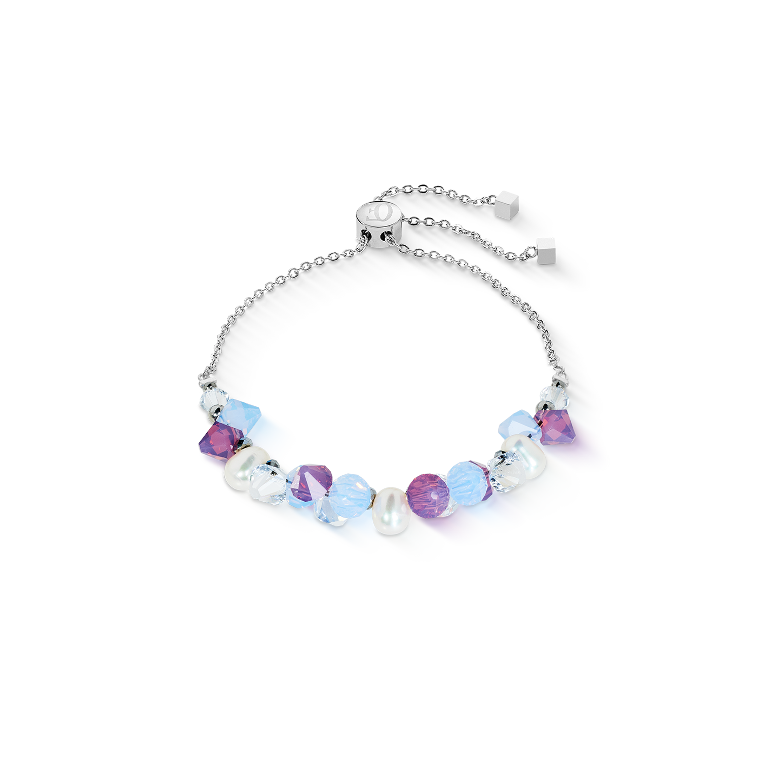 coeur-de-lion-armband-dancing-crystals-pearls-flieder-blau image 1