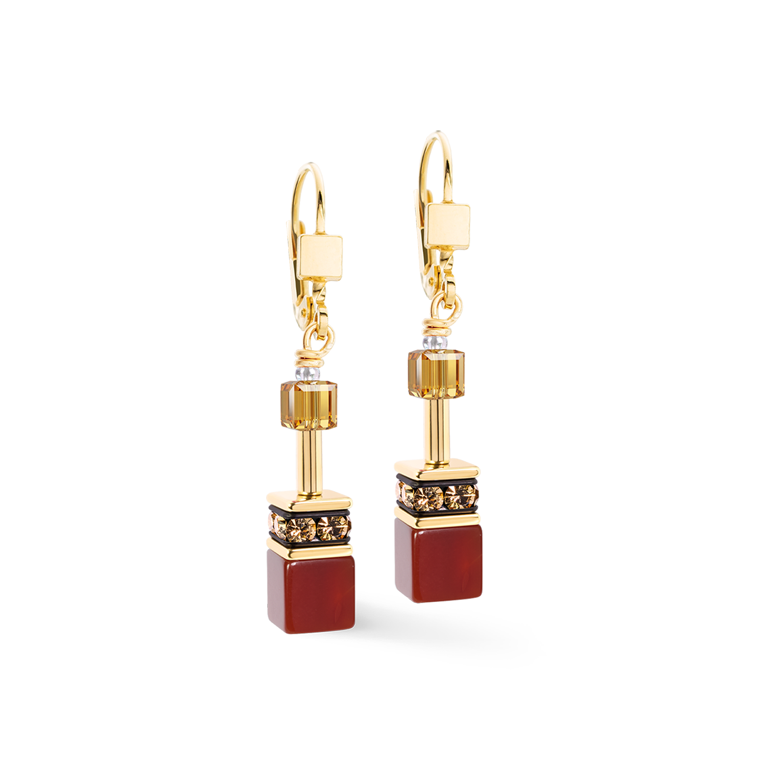 coeur-de-lion-geocube-iconic-precious-ohrh-nger-amber-glow-4-cm image 2
