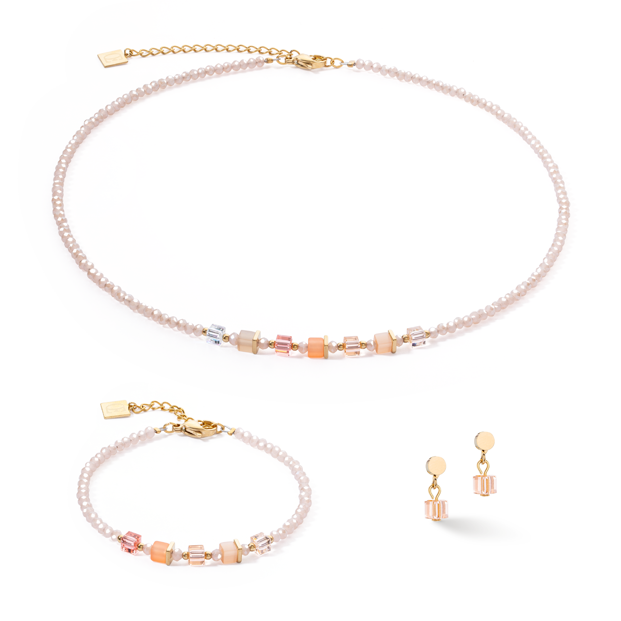 coeur-de-lion-joyful-colours-ohrringe-apricot-crush image 3