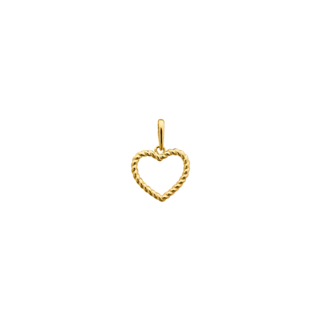 xenox-fine-herz-anh-nger-585-gelbgold image 1