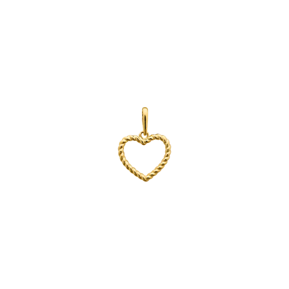 xenox-fine-herz-anh-nger-585-gelbgold image 1