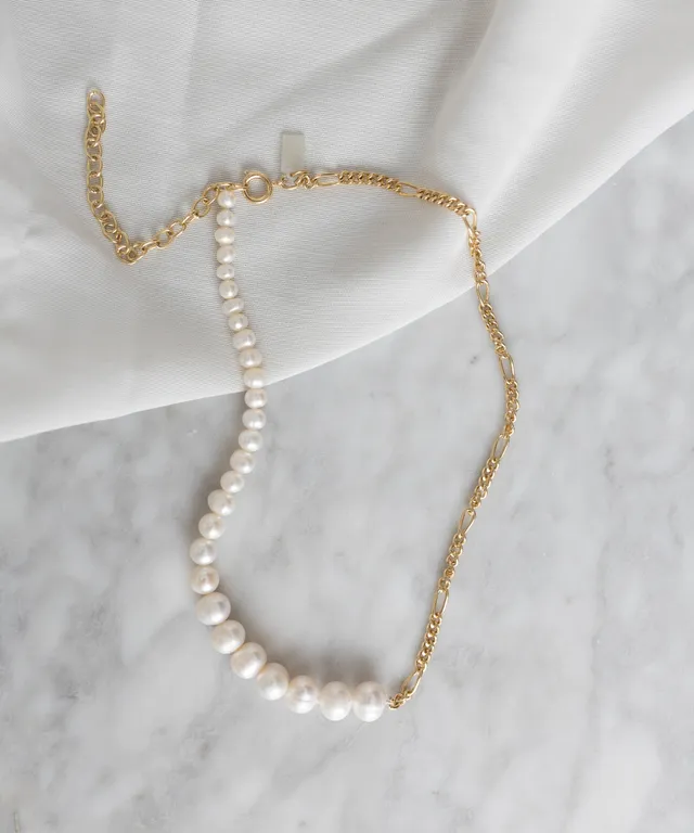wald-berlin-pas-de-deux-necklace-s-wasserperlen-kette-verstellbar-38-48-cm-gold image 1