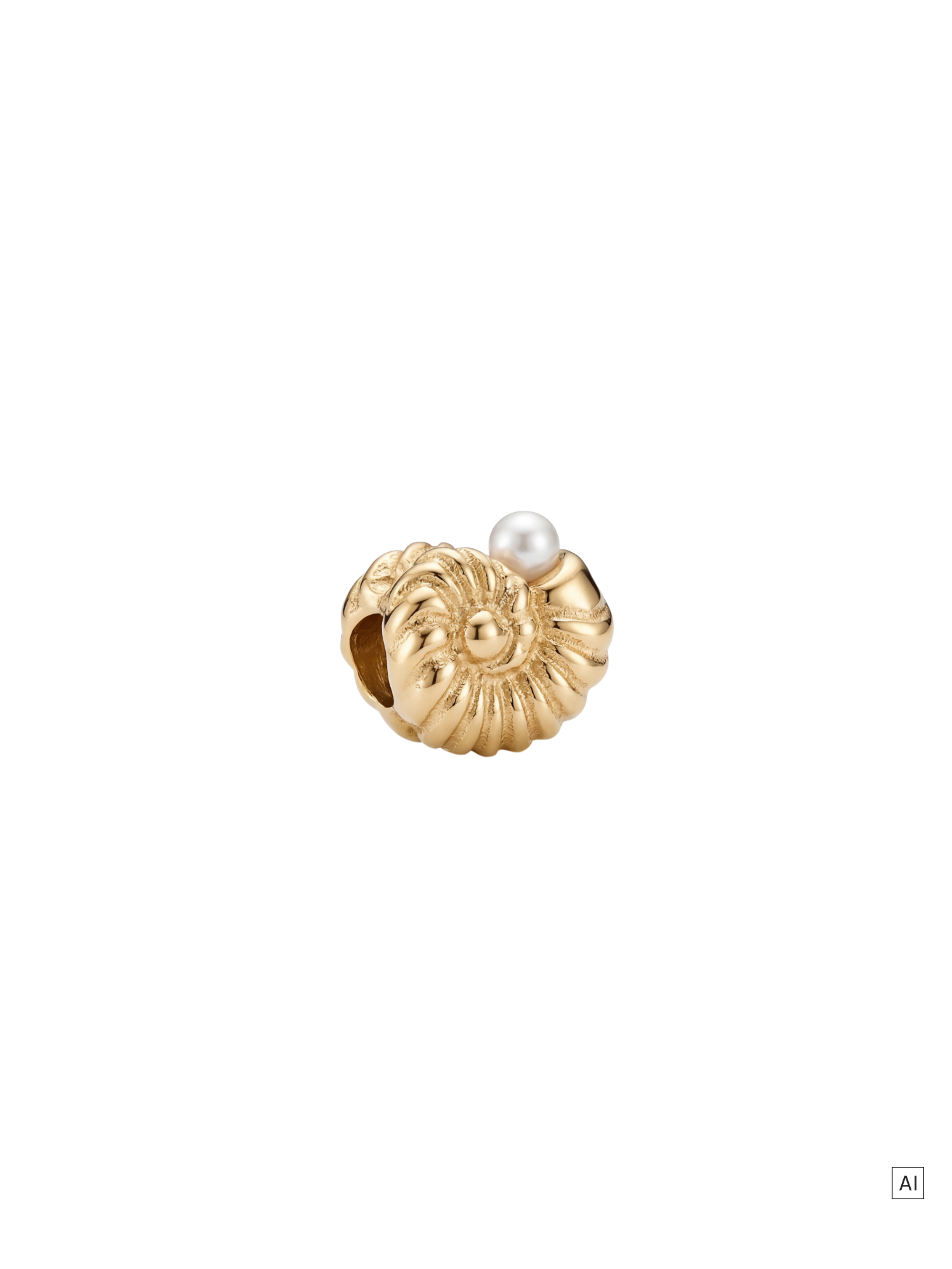 purelei-lei-nautilus-stopper-charm-maritimer-stopper-mit-perle-und-silikonkern image 1