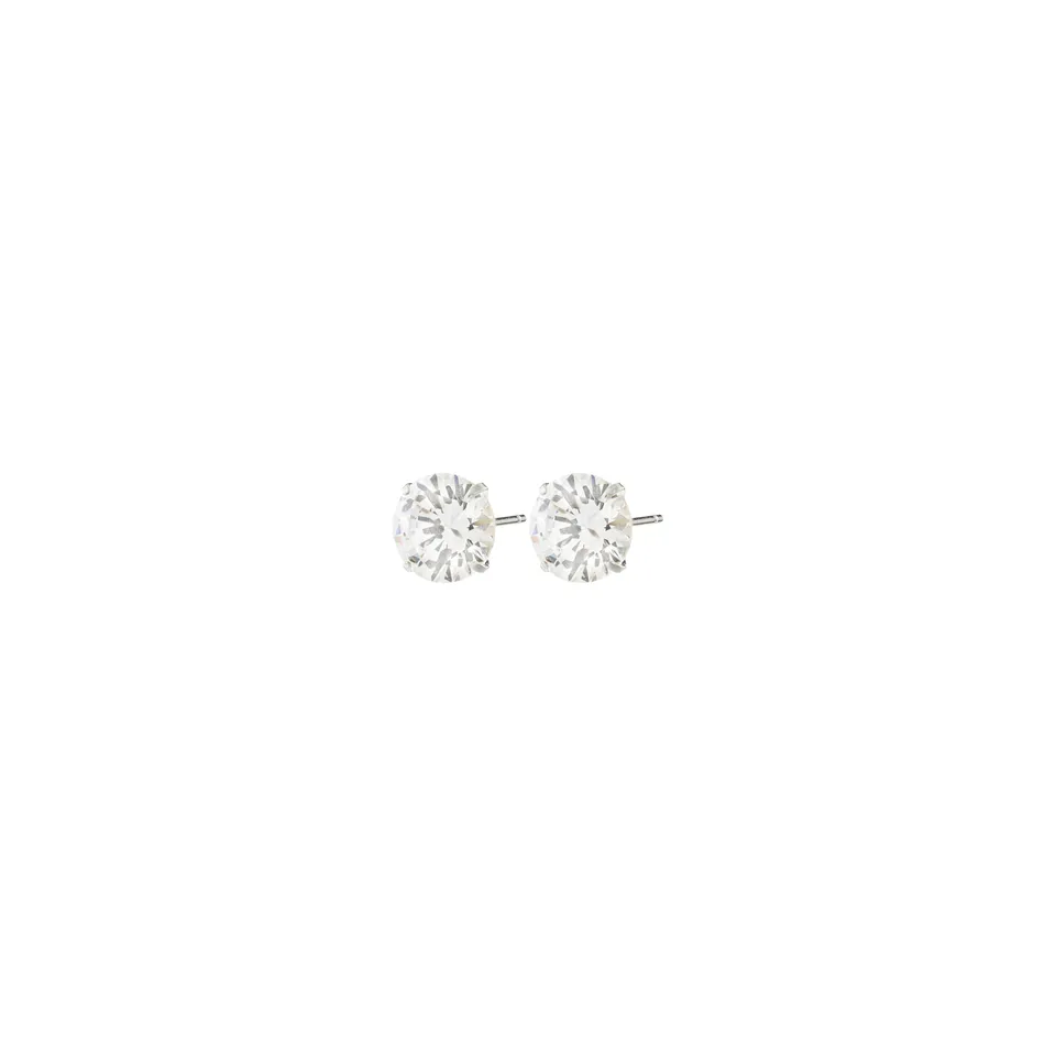 pilgrim-sable-ohrstecker-versilbert-mit-zirkonia-kristall-xl image 1