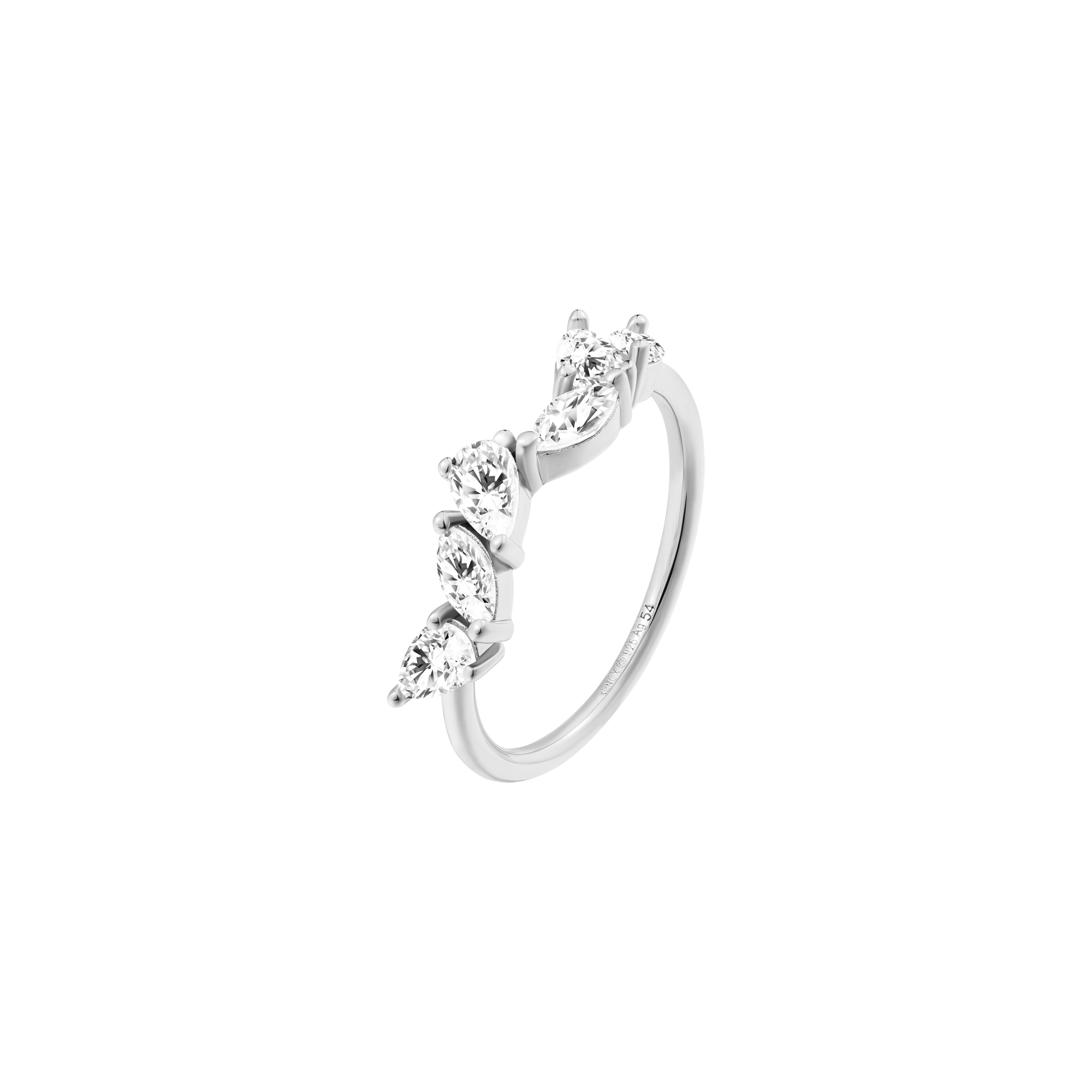 xenox-sundown-ring-925-sterlingsilber-rhodiniert-mit-zirkonia image 1