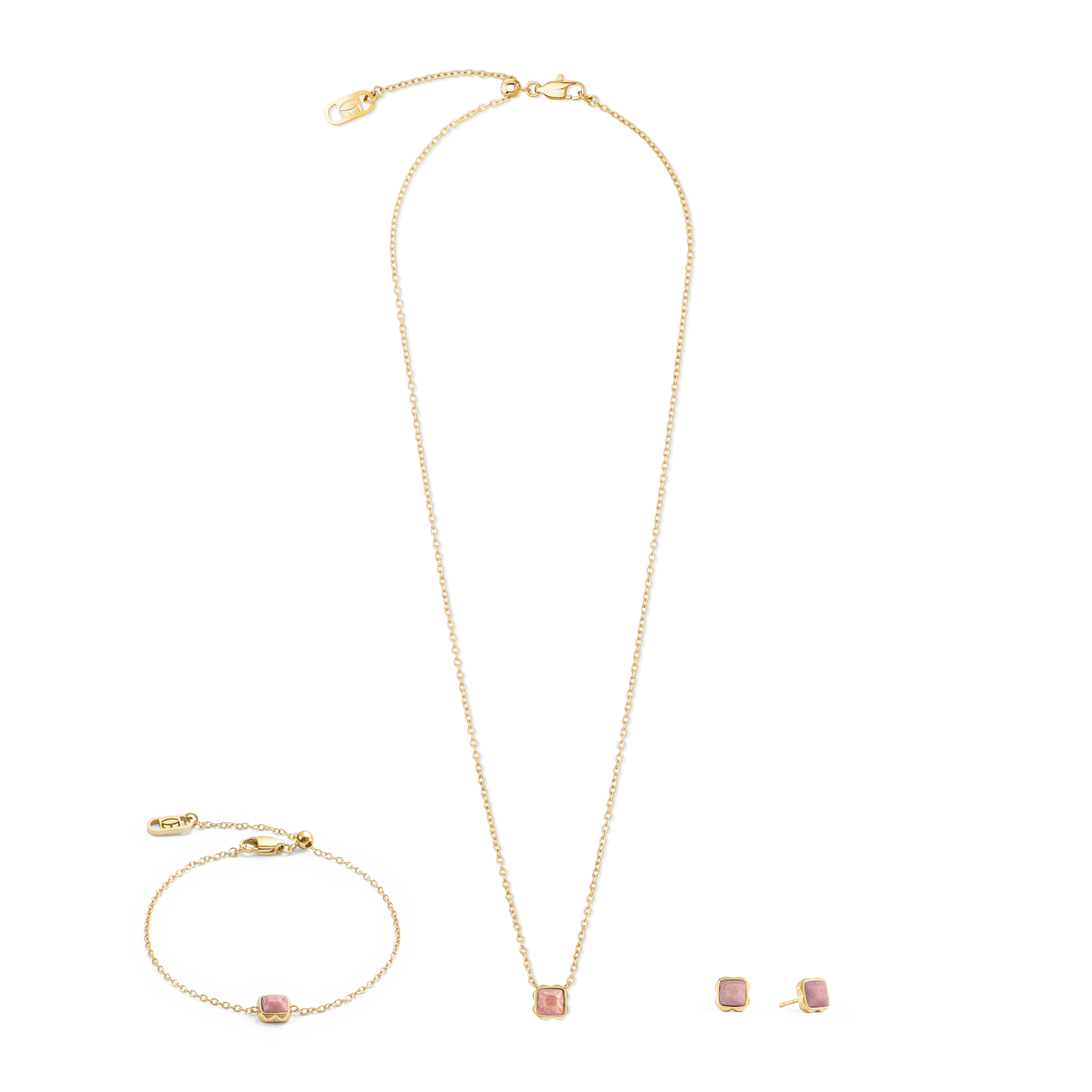 coeur-de-lion-birthstone-juli-armband-rhodochrosit-gold-geburtsstein image 3