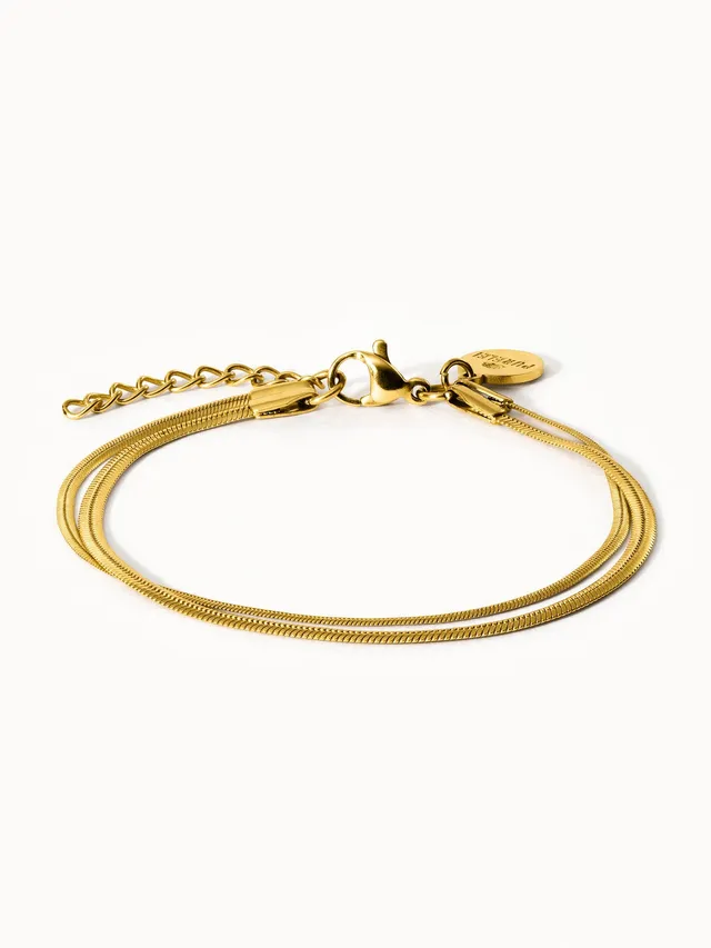 purelei-two-layers-armband-zweilagig-schlangenkette image 1