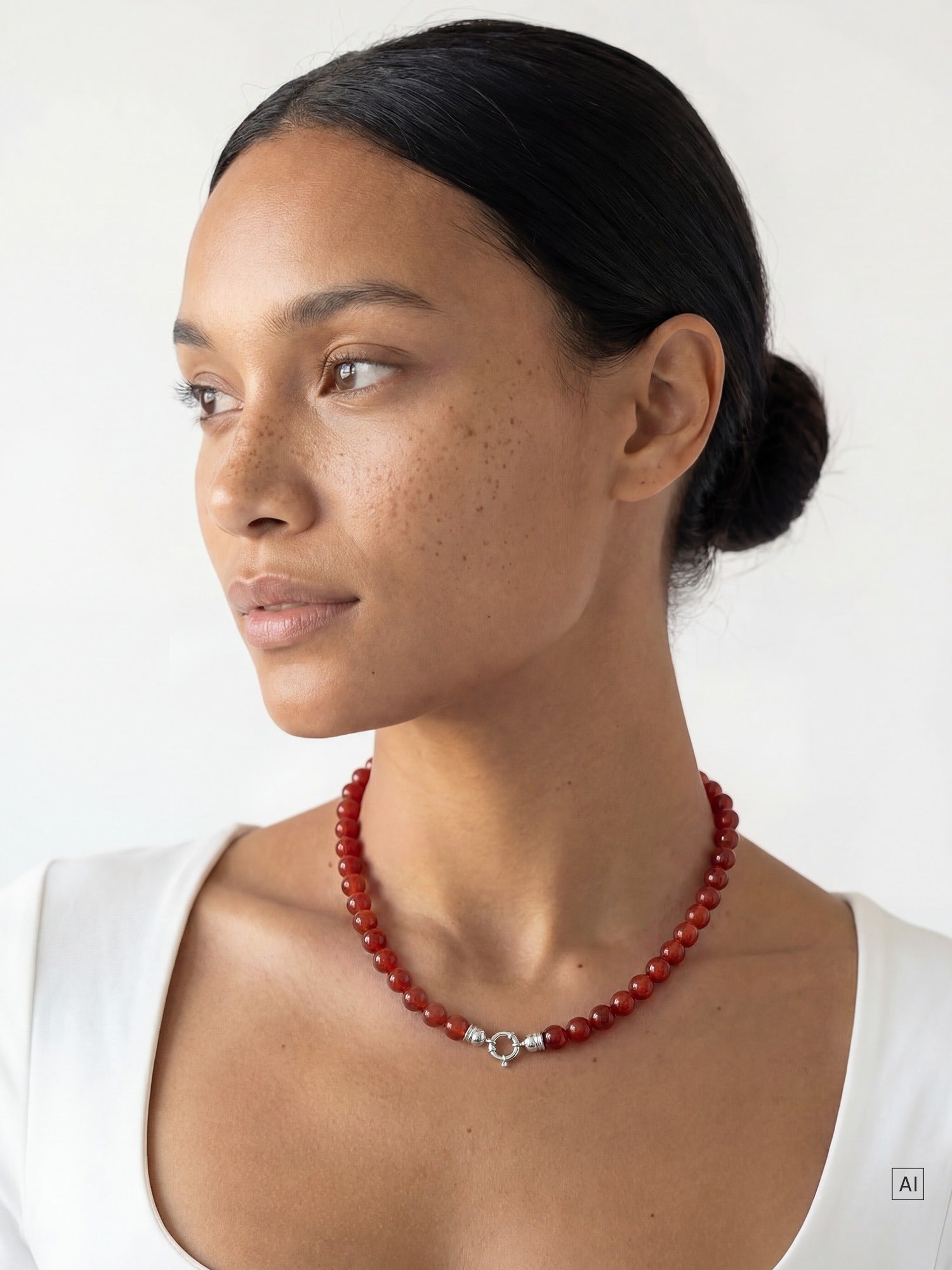 purelei-roter-achat-charm-kette-perlenkette-aus-echtem-achat-mit-charm-karabiner image 6