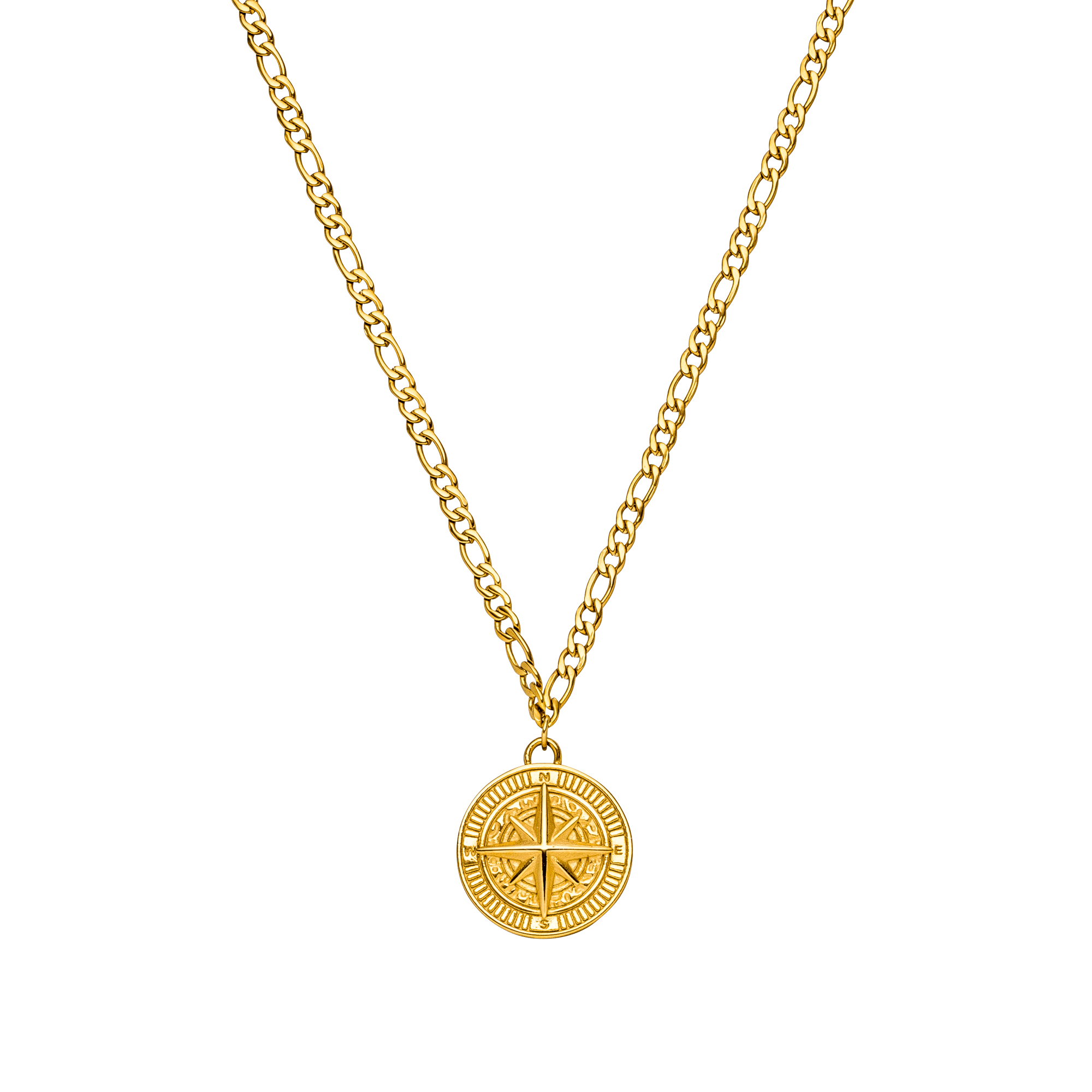 purelei-compass-men-kette-mit-kompass-anh-nger-60-cm image 1