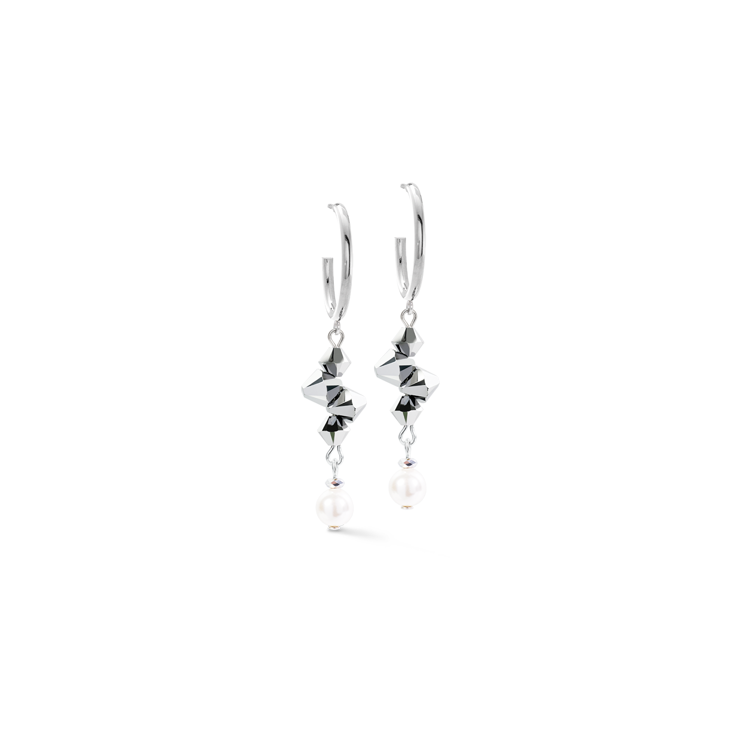 coeur-de-lion-dancing-crystals-fusion-creolen-silber-5-cm image 1